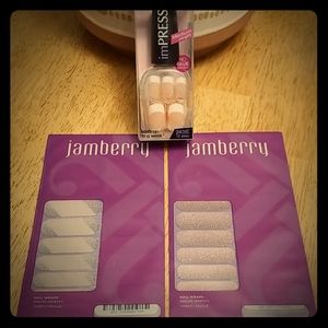 Jamberry nail wraps and press on nails